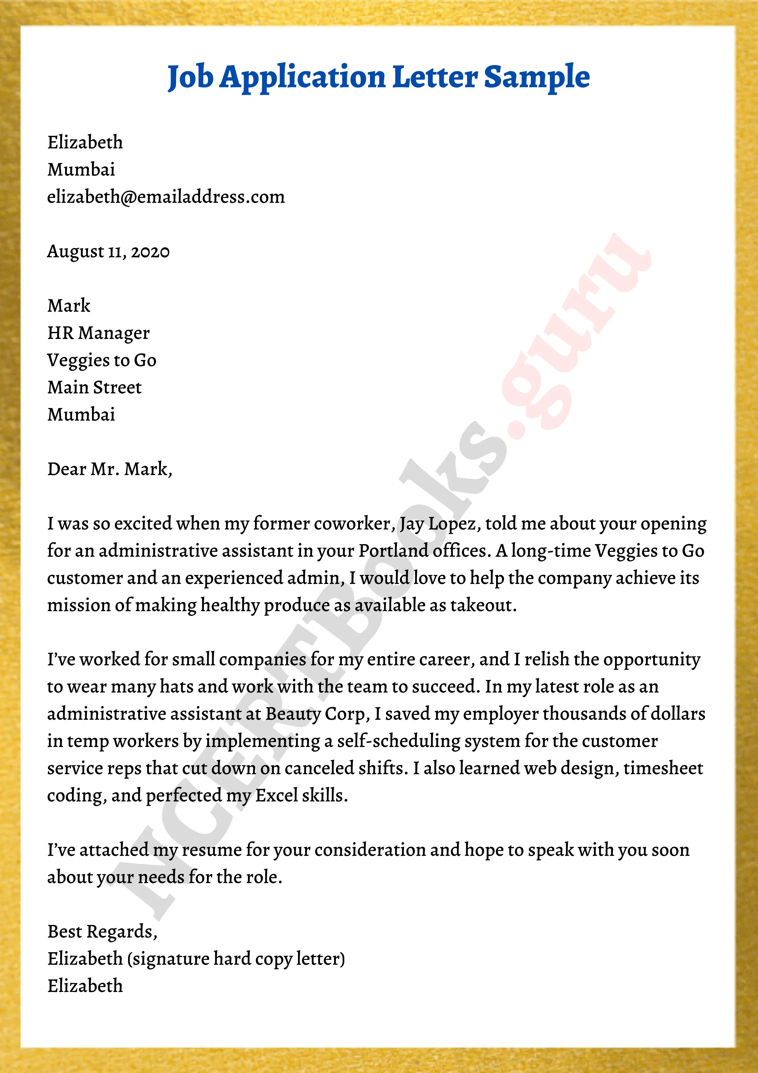 42494 cover letter header