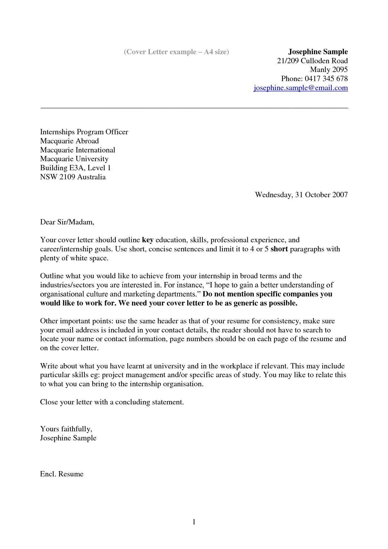 43659 industry cover letter