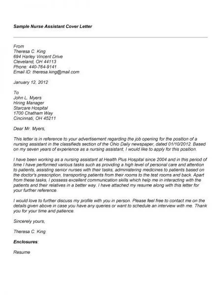43661 cna cover letter writing