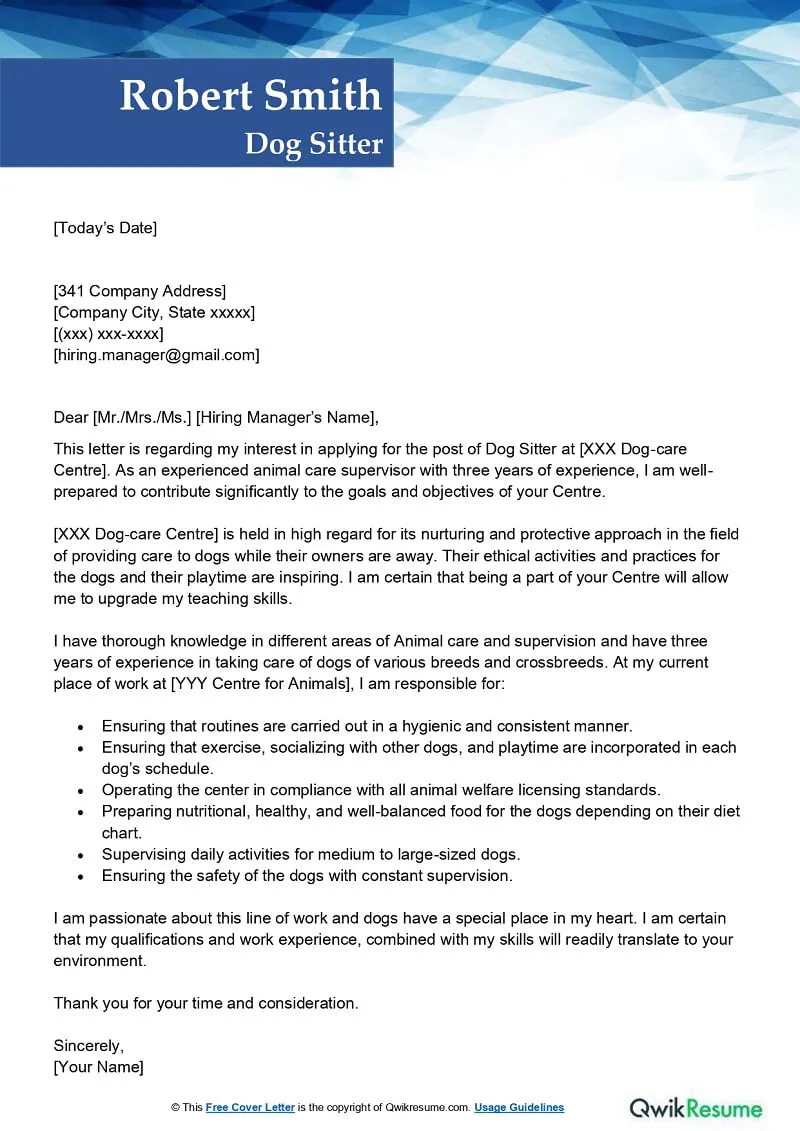 43663 tailoring cover letter