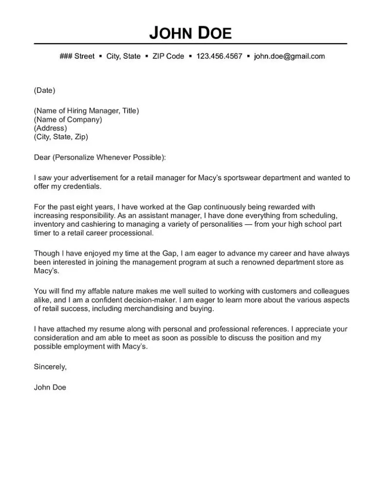 43668 cover letter header