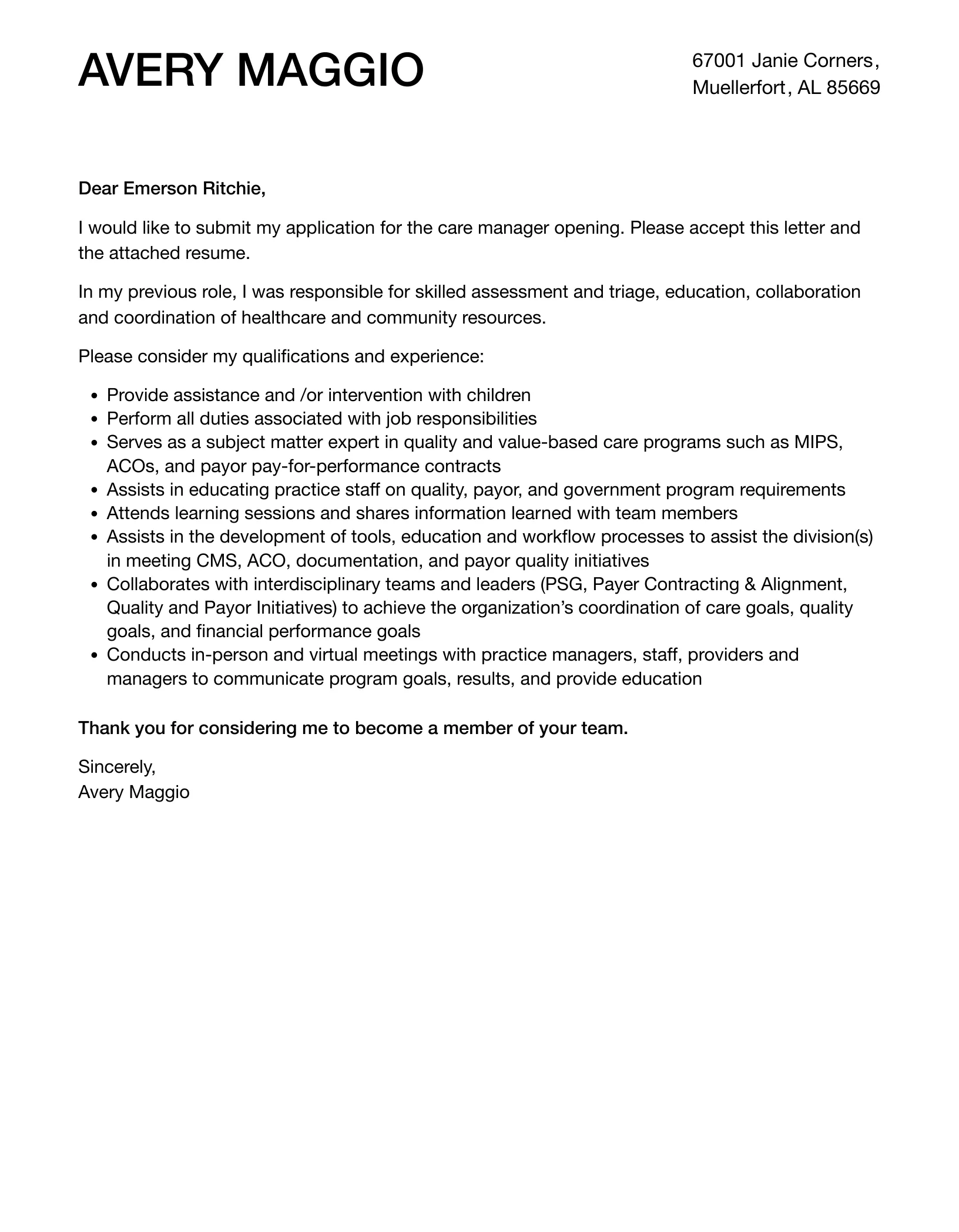 43677 care manager cover letter 2