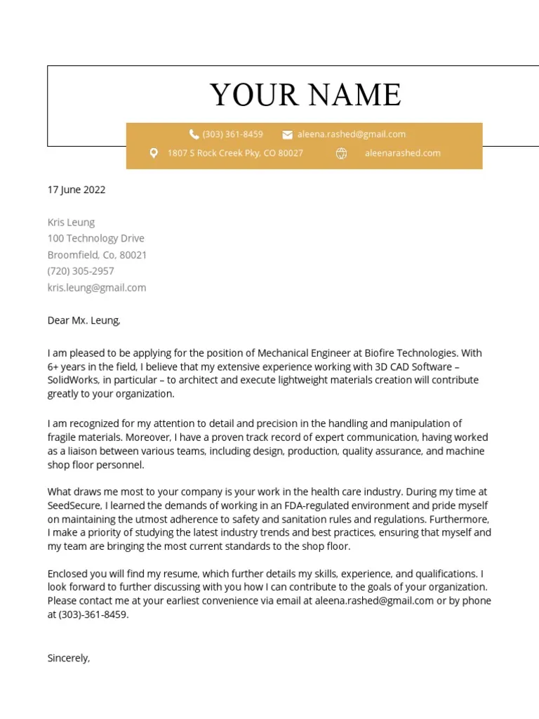 43679 engineering cover letter template