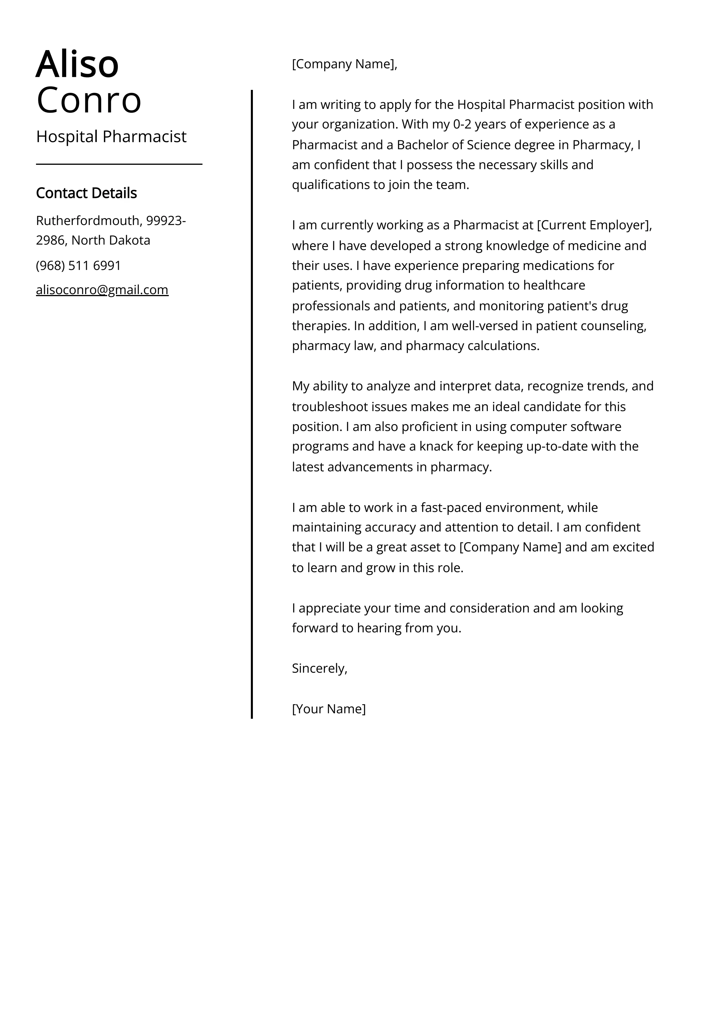 43682 pharmacist keyword optimization
