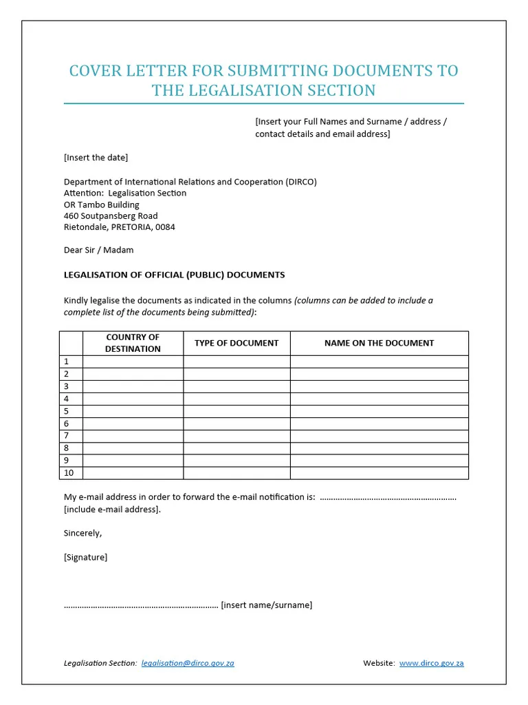 43693 online cover letter submission