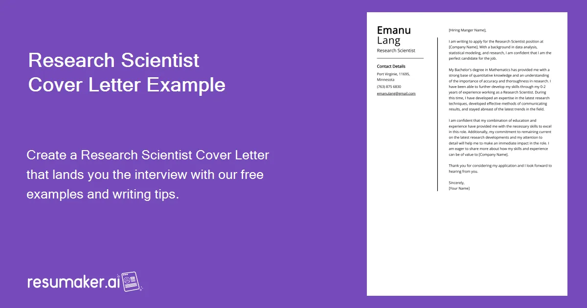 43703 cover letter format