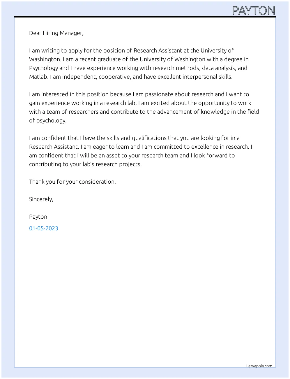 43709 relevant experience
