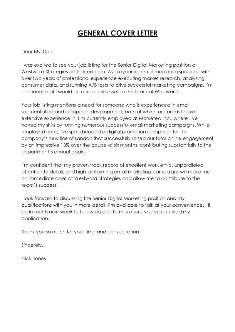 43712 cover letter customization