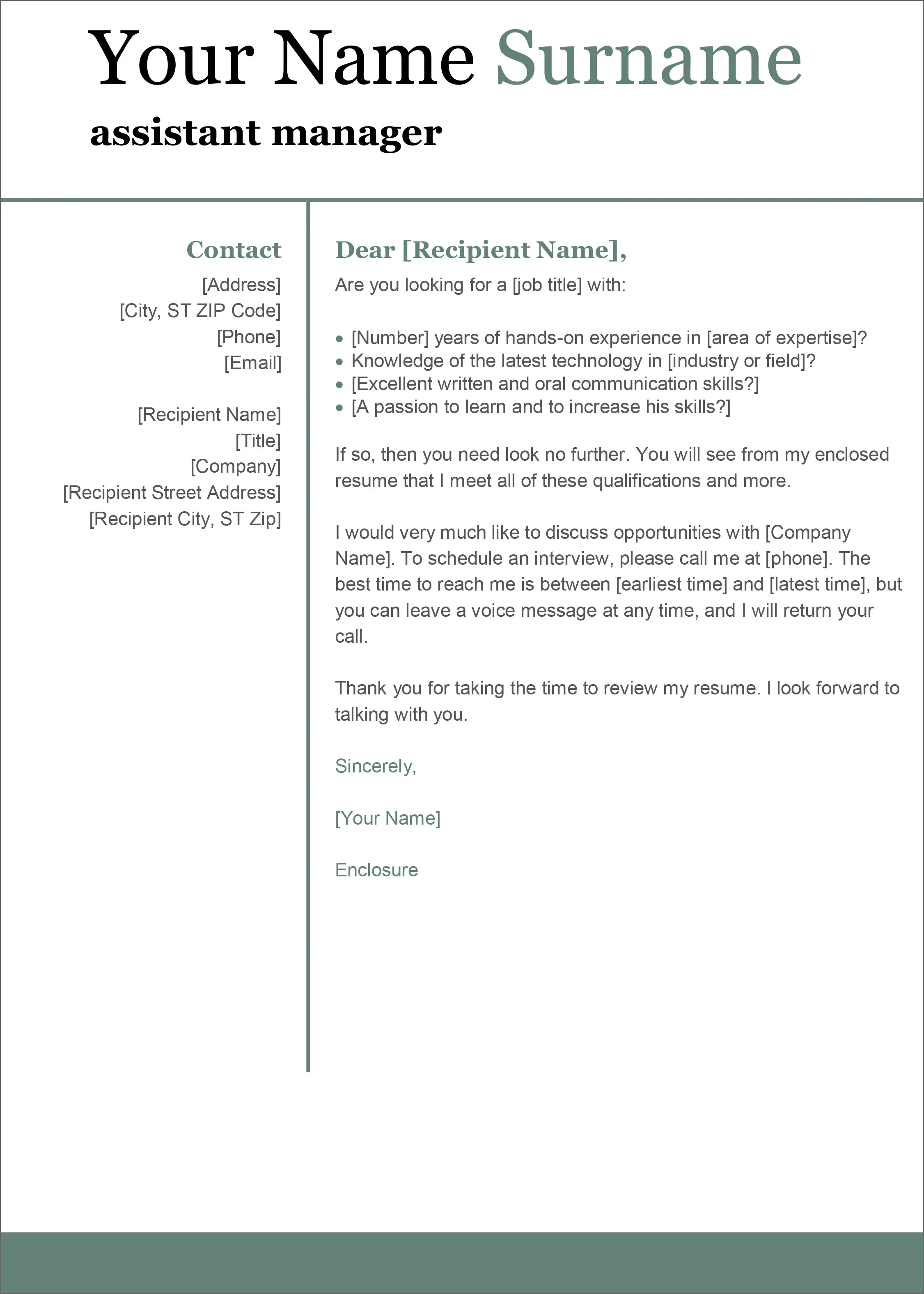 43712 cover letter editing