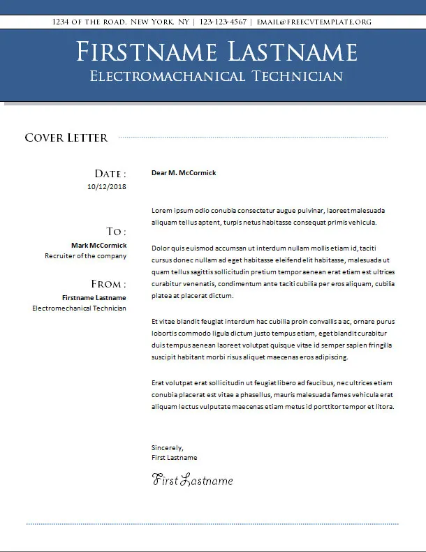 43717 tailoring cover letter