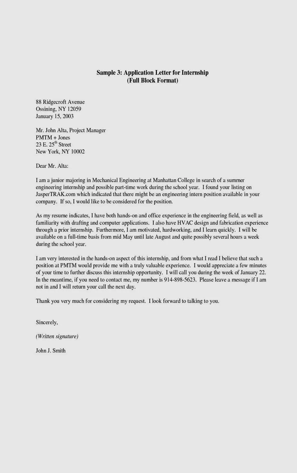 43721 cover letter formatting