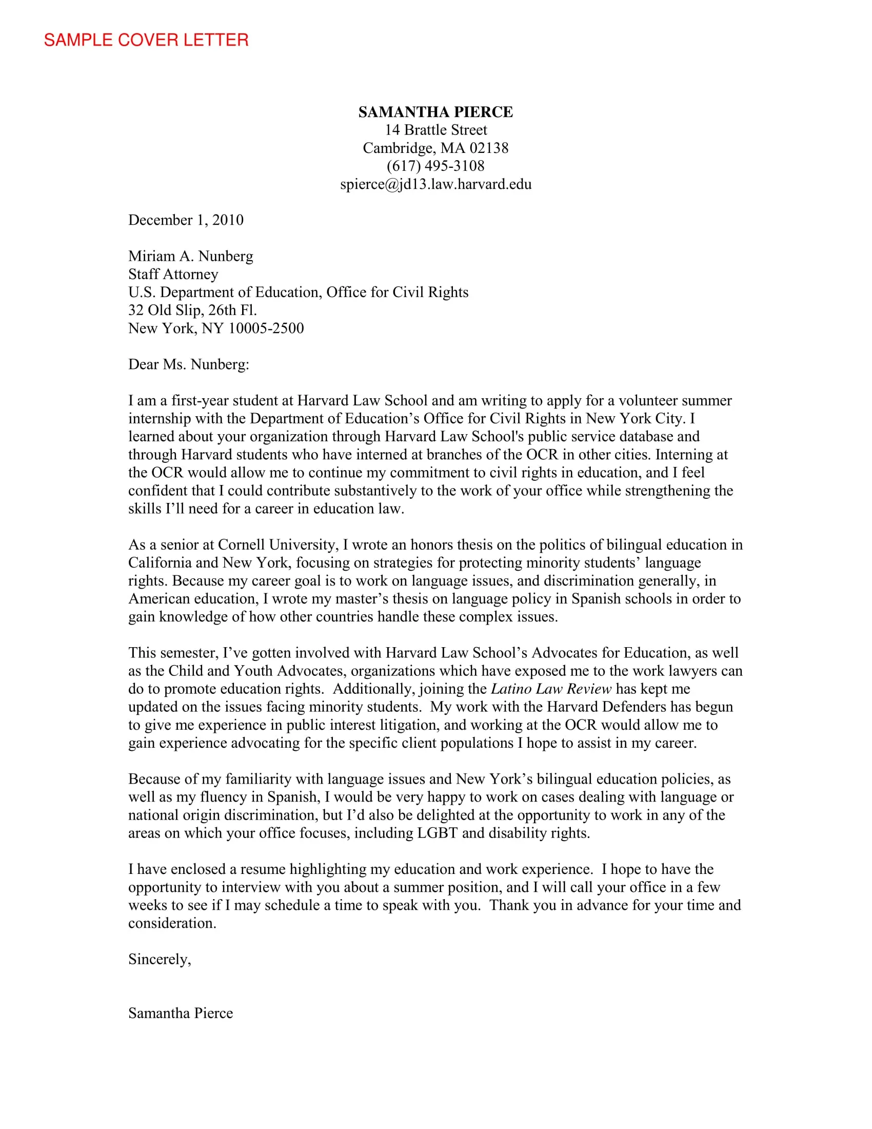 43723 cover letter writing