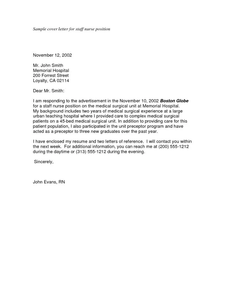 43724 structuring cover letter