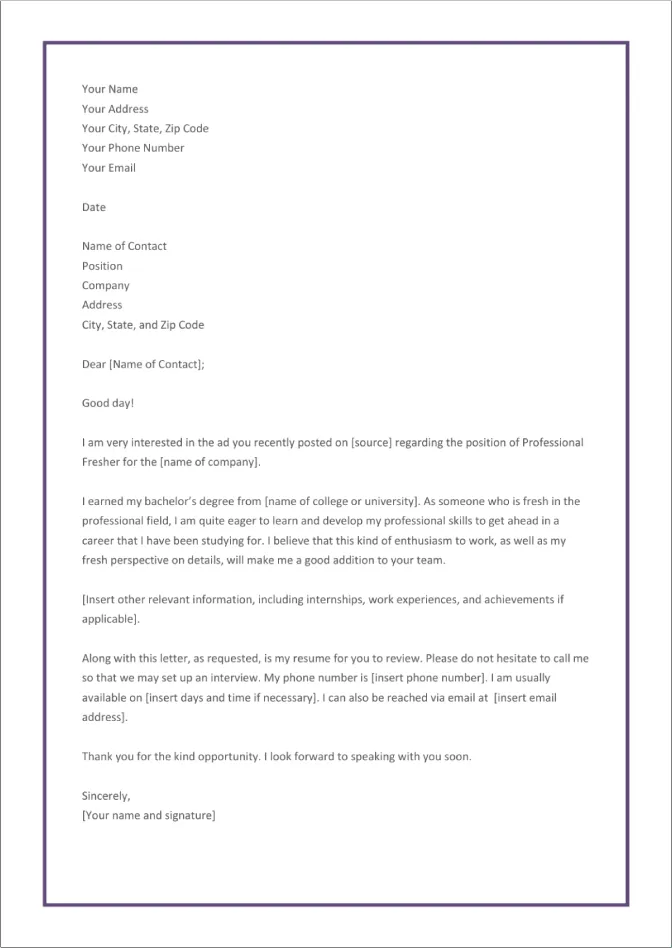 43728 google docs cover letter formatting