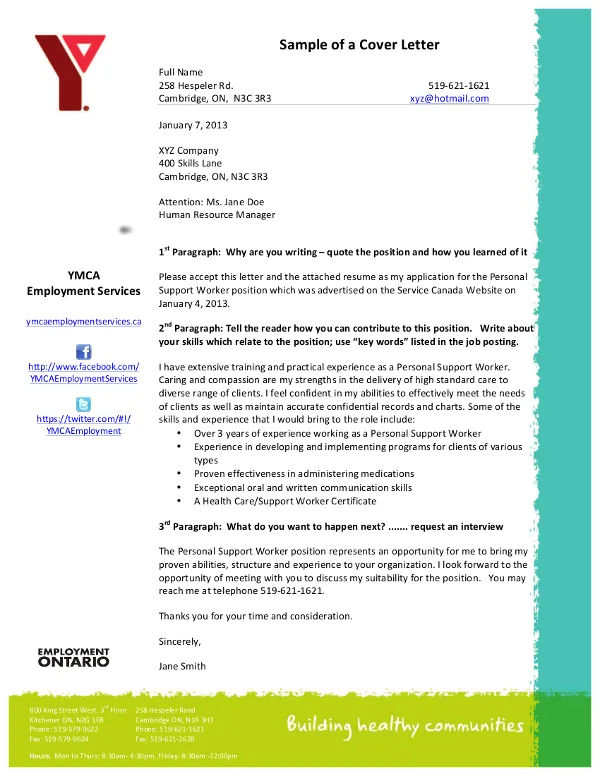 43731 cover letter proofreading