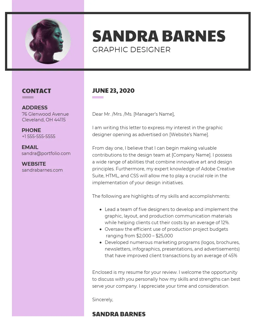 43735 cover letter editing