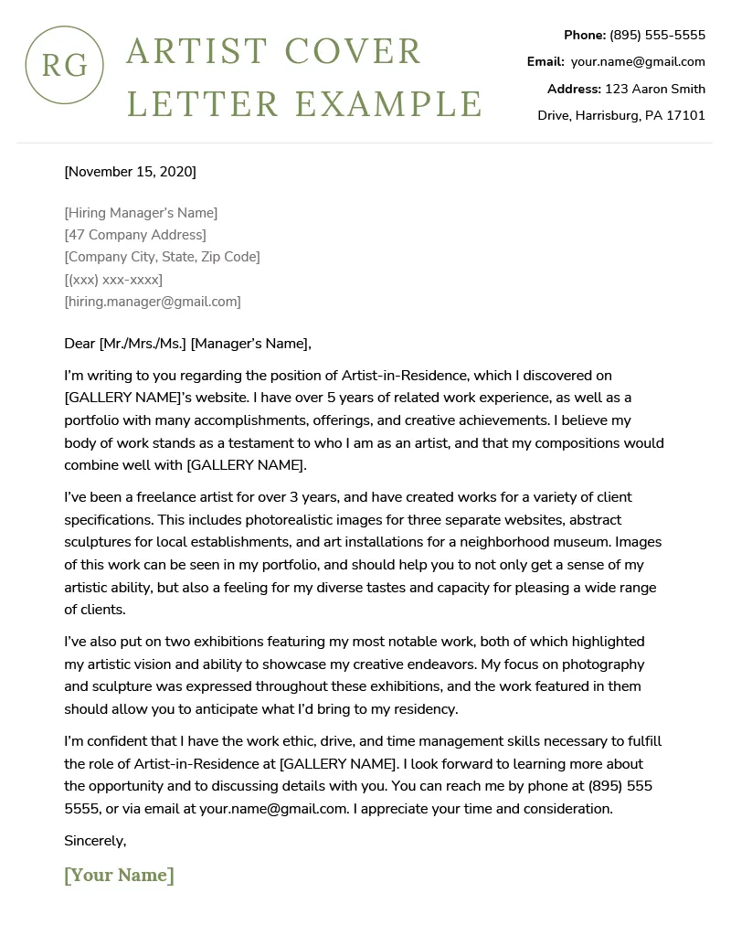 43735 cover letter header