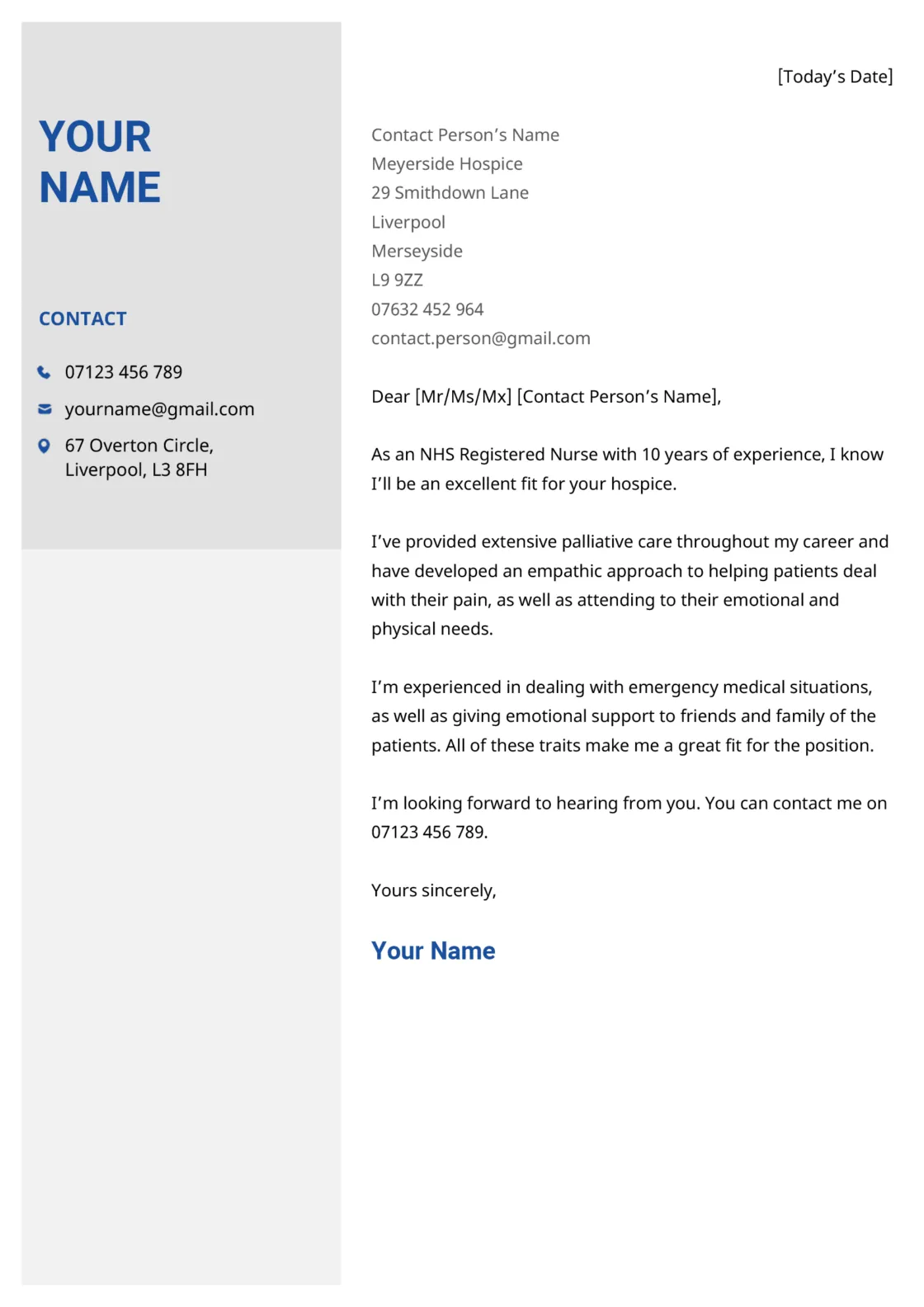 43739 cover letter closing