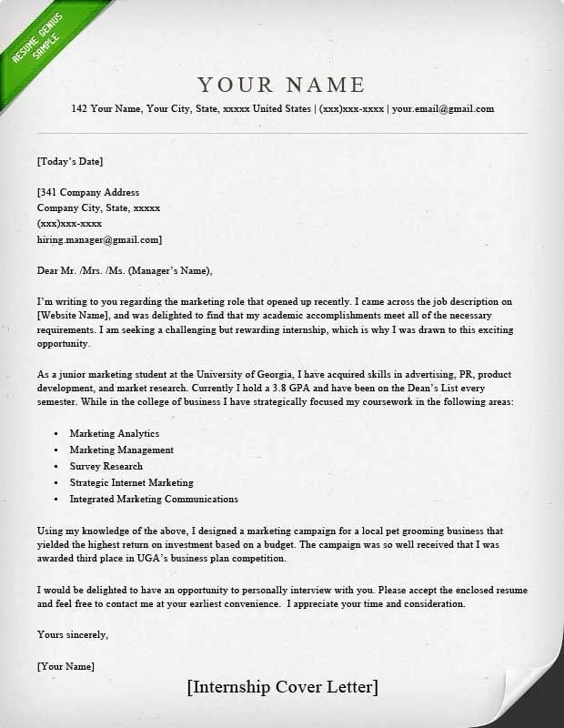 43743 cover letter format
