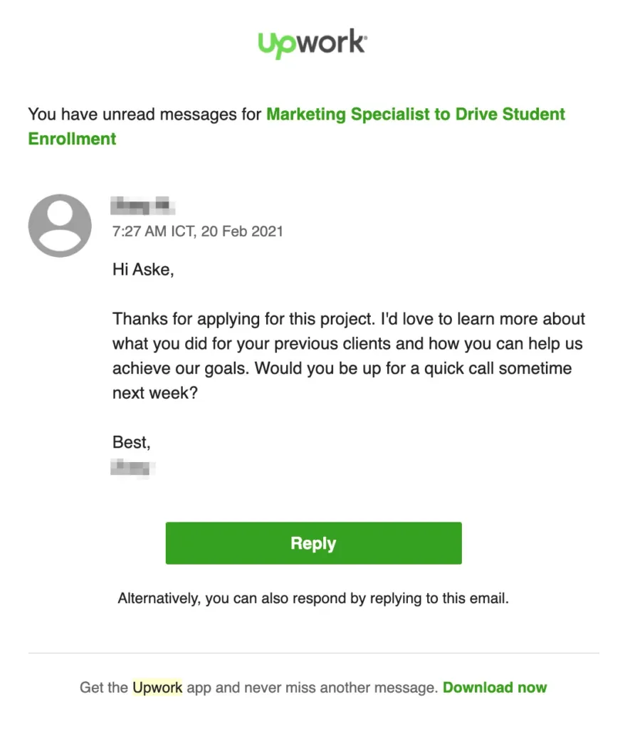 43755 upwork success