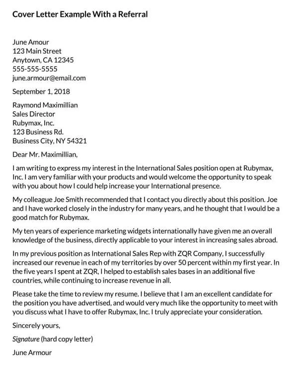 43759 cover letter formatting