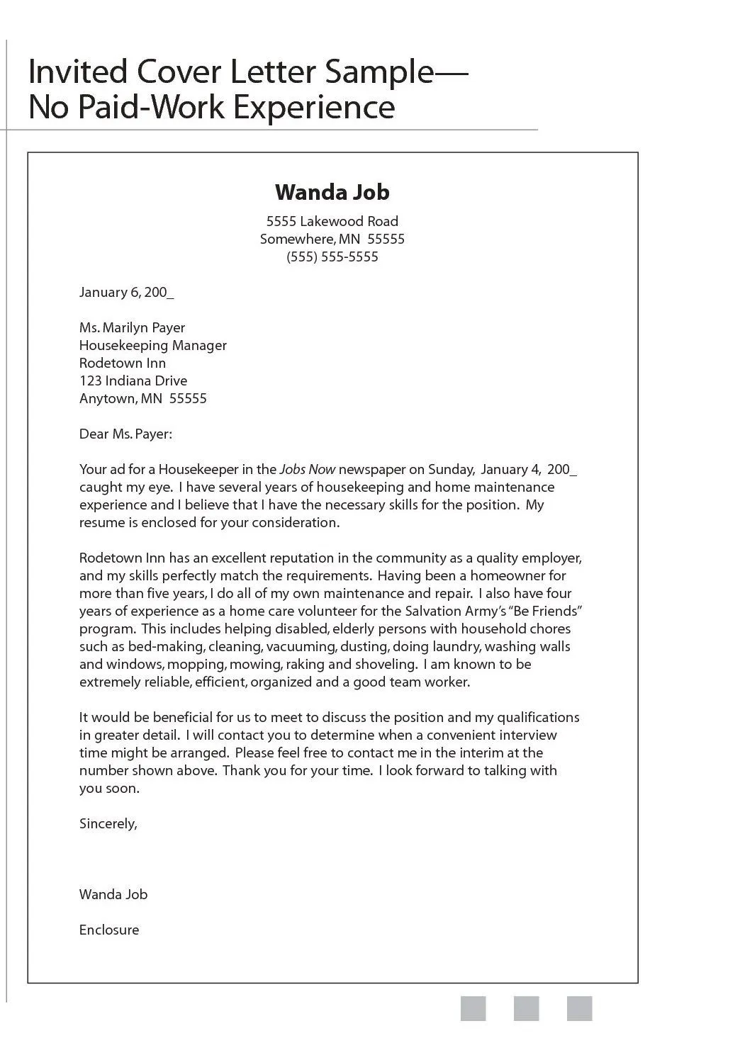 43760 tailoring cover letter