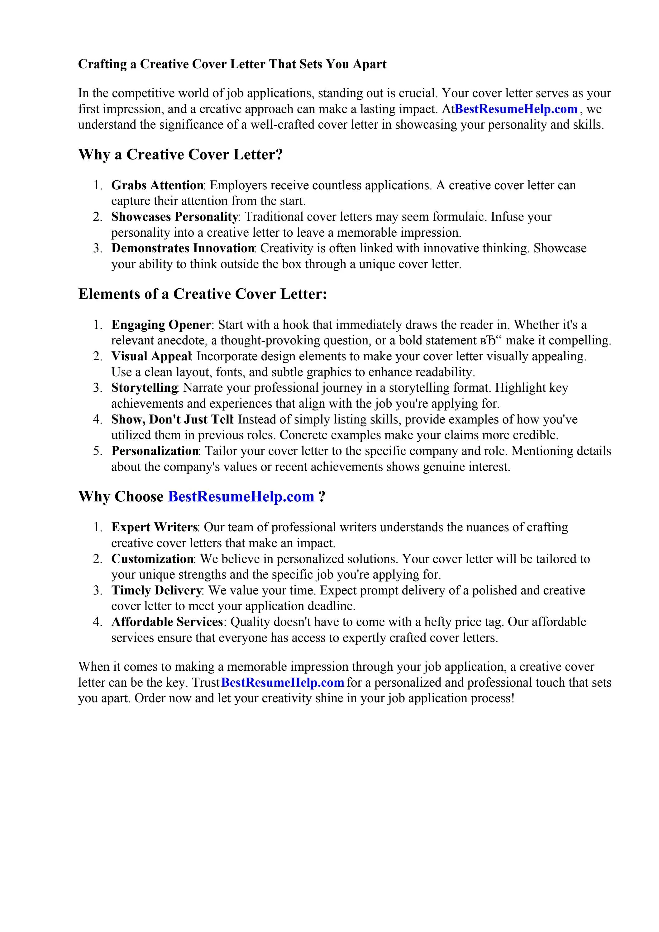 43777 call to action cover letter
