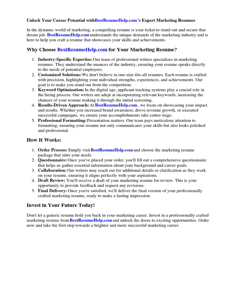 43780 marketing cover letter writing